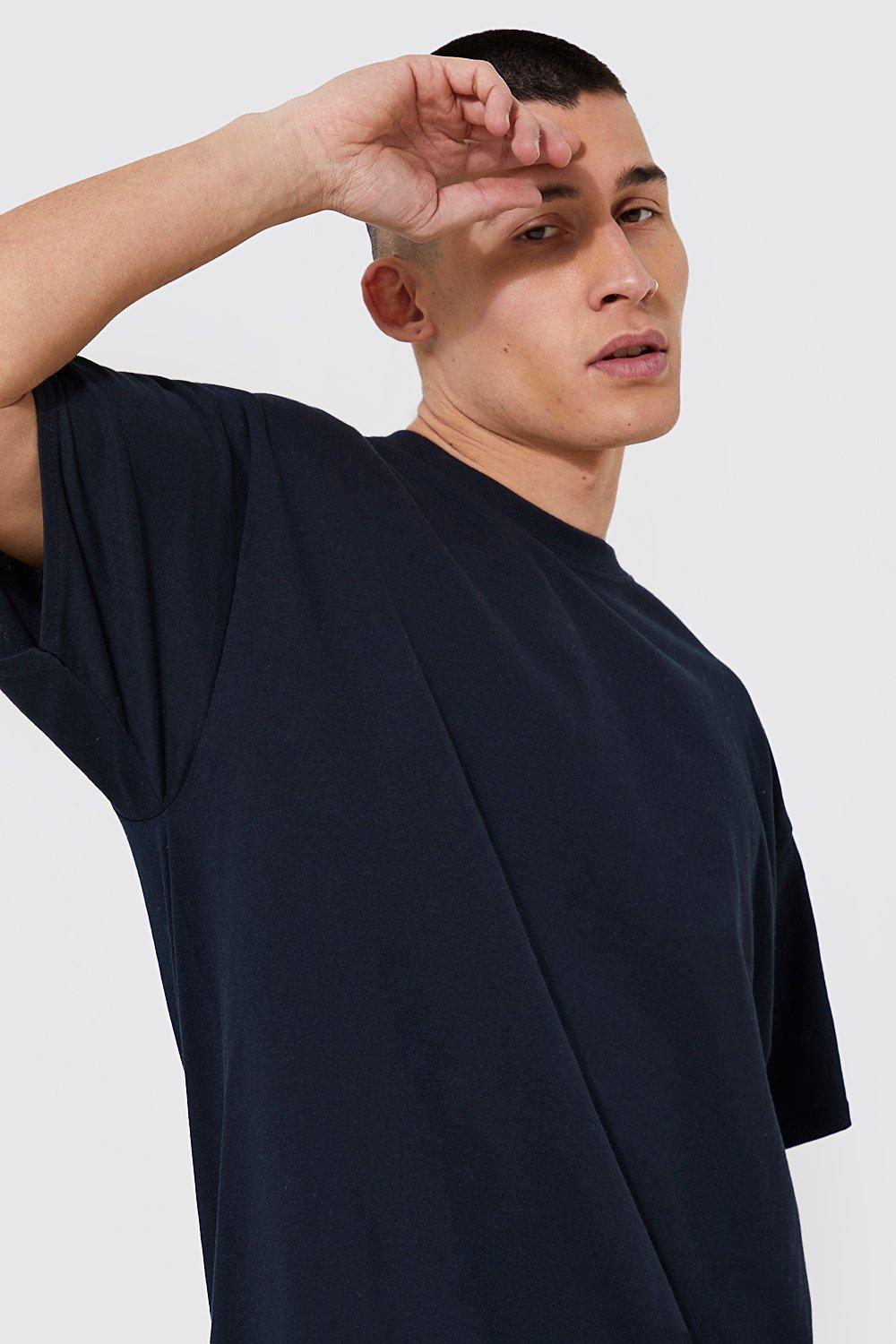 OVERSIZED LIMITED EDITION EAGLE PRINT T-SHIRT - BLACK|Shrits