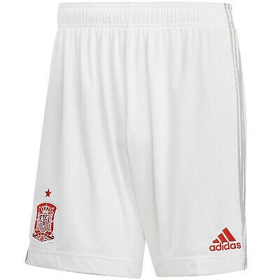 ADIDAS PERFORMANCE MENS FEF SPAIN AUTHENTIC PRO AWAY KIT SHORTS - WHITE |  TROUSERS&SHORTS SPORT